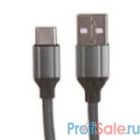 LDNIO LD_B4487 LS441/ USB кабель Type-C/ 1m/ 2.4A/ медь: 86 жил/ Gray