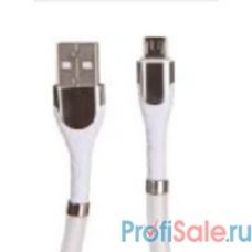 LDNIO LD_B4482  LS511/ USB кабель Micro/ 1m/ 2.4A/ медь: 86 жил/ Магнитная оплетка/ White