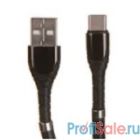 LDNIO LD_B4481 LS511/ USB кабель Type-C/ 1m/ 2.4A/ медь: 86 жил/ Магнитная оплетка/ Black