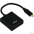 Адаптер Video Hama H-135726 HDMI (f)/USB Type-C (m) 0.1м Позолоченные контакты (00135726)  [431440]