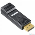 Переходник аудио-видео Hama Ultra HD DisplayPort (m)/HDMI (f) Позолоченные контакты черный (00054586  [824149]