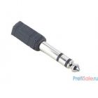 Адаптер аудио Hama H-43368 Jack 3.5 (f)/Jack 6.3 (m) черный (00043368)  [823641]