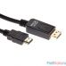 VCOM Кабель-переходник DisplayPort M-> HDMI M 4K@30Hz 1.8m VCOM [CG608-1.8M)