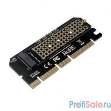 ORIENT C299E, Переходник PCI-E 16x->M.2 M-key NVMe SSD, тип 2230/2242/2260/2280
 (30899)