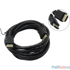 Wize C-HM-HM-3M  Кабель HDMI, 3 м, v.2.0, 19M/19M, позол.разъемы, экран, черный, пакет   