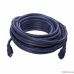 Wize CP-HM-HM-10M  Кабель HDMI, 10 м, v.2.0, K-Lock, soft cable, 19M/19M, позол.разъемы, экран, темно-серый, пакет