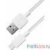 Defender USB кабель ACH02-01L AM-Lightning, белый, 1m, пакет (87496)