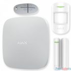 AJAX StarterKit/Hubkit 10022.00.WH2 Комплект беспроводной сигнализации Ajax, (Hub Plus, MotionProtect, DoorProtect, SpaceControl), белый