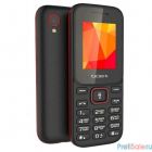 TEXET TM-124 мобильный телефон цвет черный-красный