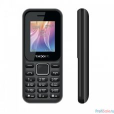 TEXET TM-123 мобильный телефон цвет черный