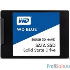 WD SSD 500Gb SATA-III 2,5”/7мм 3D NAND WDS500G2B0A 