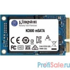 SSD жесткий диск MSATA 256GB KC600 SKC600MS/256G KINGSTON