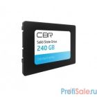 CBR Внутренний SSD-накопитель SSD-240GB-2.5-ST21, серия "Standard", 240 GB, 2.5", SATA III 6 Gbit/s, Phison PS3111-S11, 3D TLC NAND, R/W speed up to 550/490 MB/s, TBW 200 TB