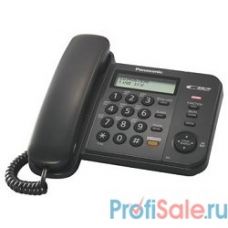 Panasonic KX-TS2358RUB (черный) {АОН,Caller ID,ЖКД,блокировка набора,выключение микрофона,кнопка "пауза"}