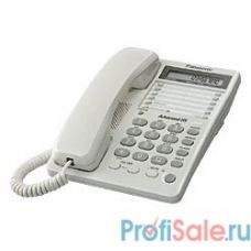 Panasonic KX-TS2362RUW (белый) {16зн ЖКД, однокноп.набор 20 ном.}