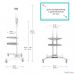 ONKRON TS1552 белая 2 полки для AV в комплекте