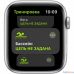 Apple Watch SE GPS, 44mm Silver Aluminium White Sport Band [MYDQ2RU/A]