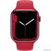 Apple Watch Series 7, 45 мм, корпус из алюминия красного цвета, спортивный ремешок (PRODUCT)RED [MKN93RU/A]