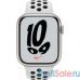 Apple Watch Series 7 GPS, 45mm Starlight Aluminium Starlight Sport Band [MKNA3RU/A]