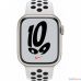 Apple Watch Nike Series 7 GPS, 41mm Starlight Alum Pure Platinum/Black NS [MKN33RU/A]