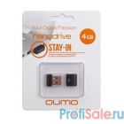 USB 2.0 QUMO 4GB NANO [QM4GUD-NANO-B] Black