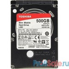 500Gb Toshiba L200 Slim (HDWK105UZSVA) {SATA 3, 5400 rpm, 8Mb, 2.5", 7.5 mm}