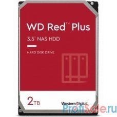 Жесткий диск WD Original SATA-III 2Tb WD20EFZX NAS Red Plus (5400rpm) 128Mb 3.5"