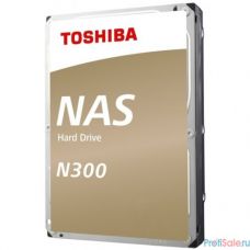 4TB Toshiba N300 (HDWG440UZSVA) {SATA 6.0Gb/s, 7200 rpm, 256Mb buffer, 3.5" для NAS}